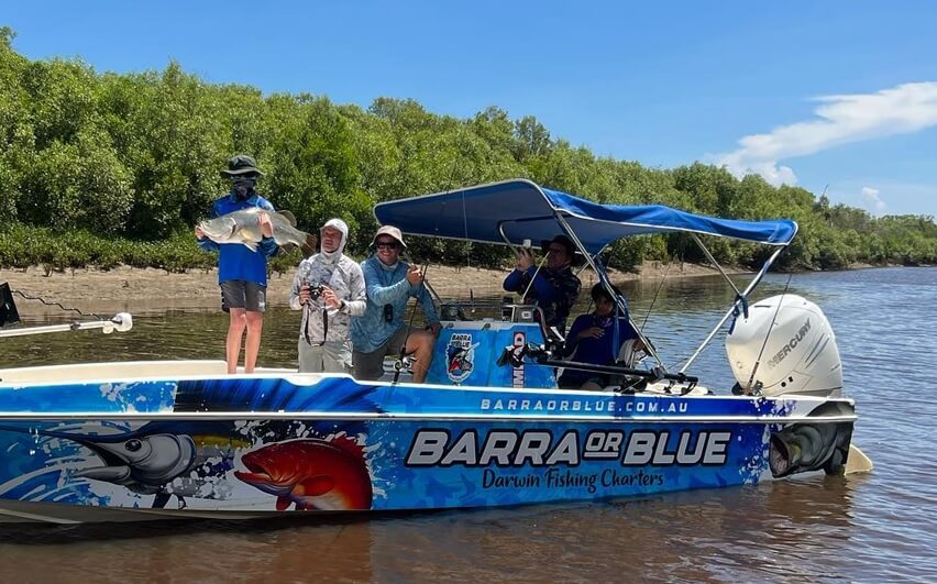Barra or Blue Fishing Charters